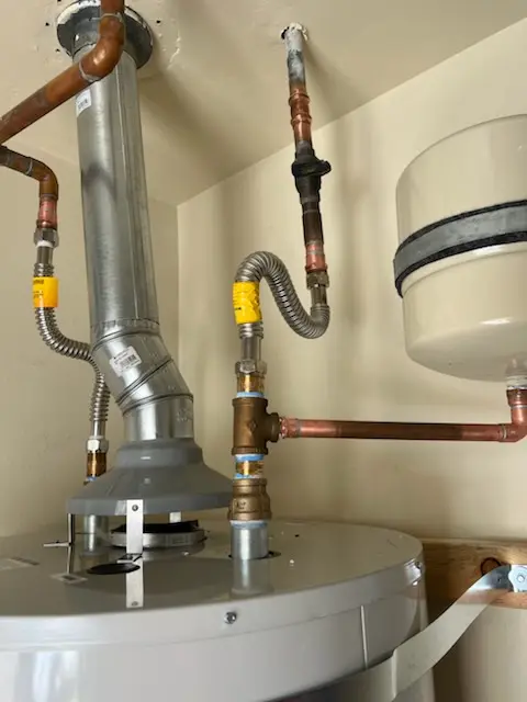 Water heater installation and plumbing repair in Essex